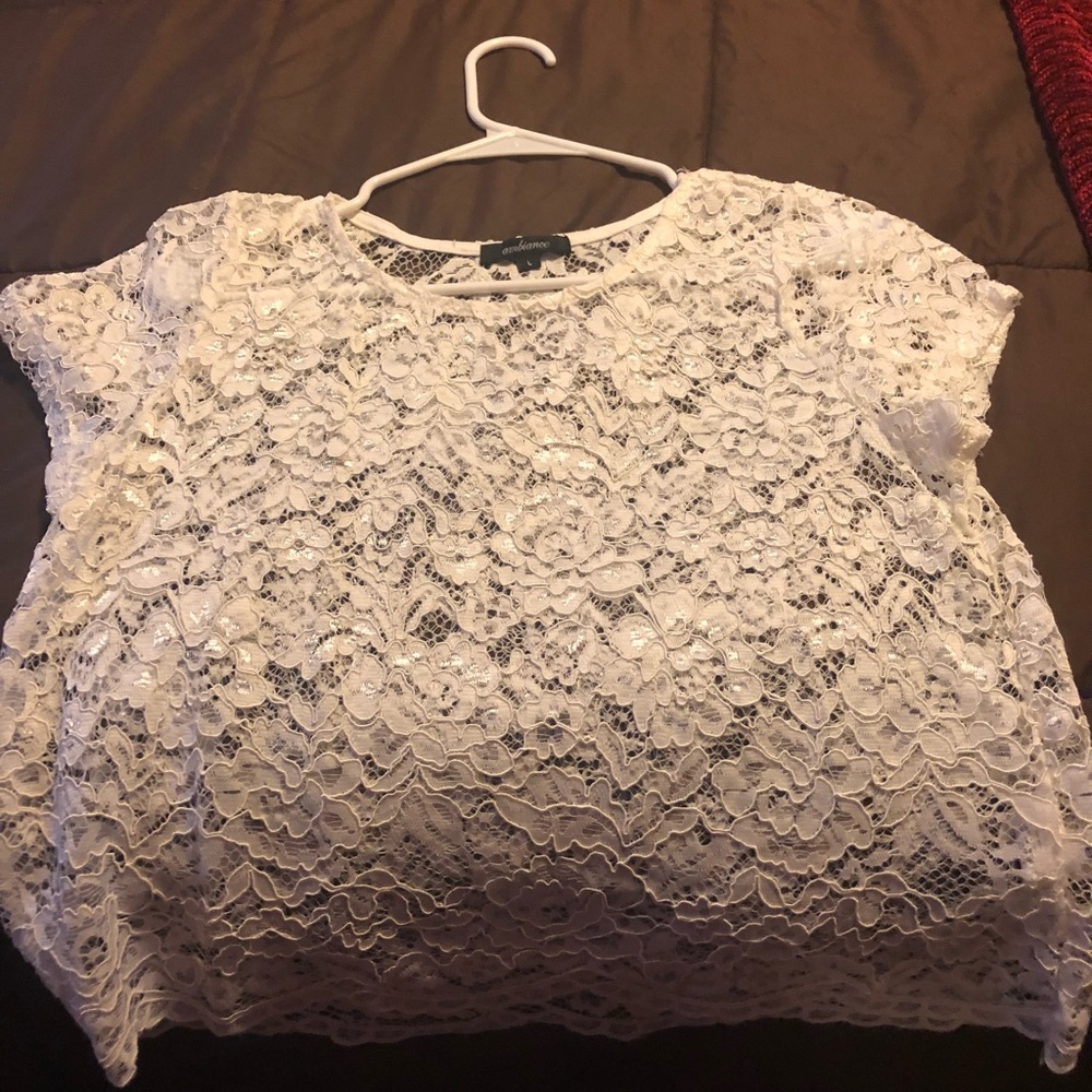 Lace Short Sleeved top